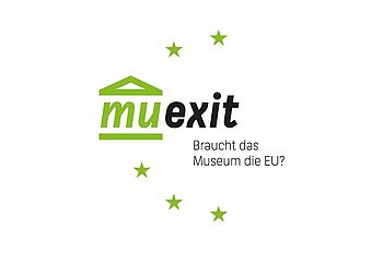 KeyVisual zur Tagung "MUEXIT - Braucht das Museum die EU?"