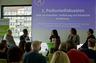 Podiumsdiskussion 1. © HTW Berlin/ Josephine Manthey