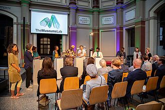 Veranstaltung und Diskussion im Museum für Naturkunde Berlin © lsabel Alvarez / HTW Berlin