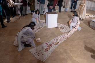 Performance von Yupanqui Ramos. © HTW Berlin / Julian Kistler