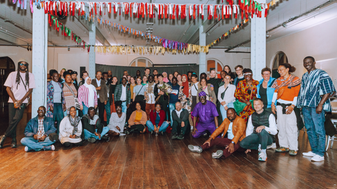 Fellows 2022 after presenting their Team Projects. © CAYA CreativeStudios, Vahid Davids für das MuseumsLab.