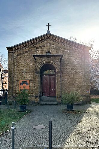Besichtigung der Kiezkapelle Neukölln im November 2025. © HTW Berlin / Maike Frick