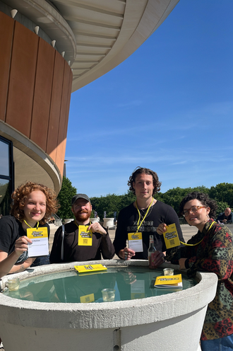 Studierende bei der Antidiskriminierungstagung im HKW. © HTW Berlin