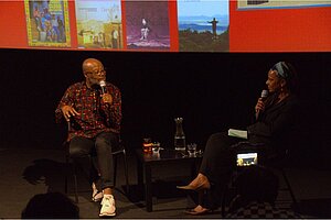 Q and A mit Luyanda Mpahlwa – 17. September 2024. © HTW Berlin / Josephine Manthey
