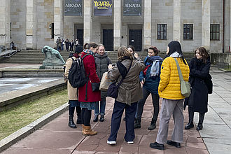 Besuch im Nationalmuseum mit Analyse der Ausstellungen. (c) HTW Berlin/Elio Galen 
