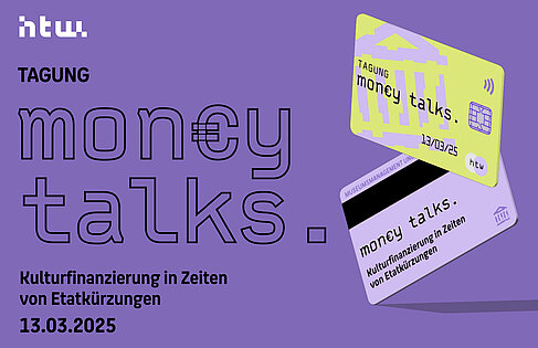 KeyVisual zur Tagung "Money talks."