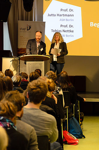 VieLBar Projekt Tagung HTW Tobias Nettke & ASH Jutta Hartmann